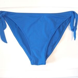 EONAR ROYAL BLUE HIPSTER TIE BIKINI SWIM BOTTOM SIZE XL NWOT